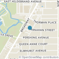 Map location of 128 Carnahan St, San Antonio, TX 78209