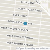 Map location of 404 Donaldson Ave, San Antonio TX 78201