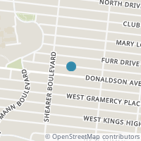 Map location of 547 Donaldson Ave, San Antonio TX 78201
