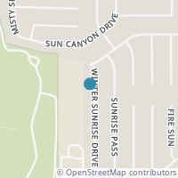 Map location of 4115 Winter Sunrise Dr, San Antonio TX 78244