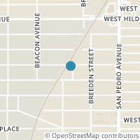 Map location of 530 W Hollywood Ave, San Antonio TX 78212
