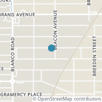 Map location of 706 W Hollywood Ave, San Antonio TX 78212