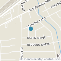 Map location of 3718 Hauck Dr, Kirby TX 78219