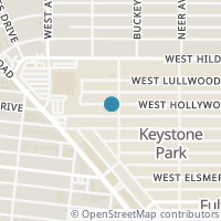 Map location of 1604 W HOLLYWOOD AVE, San Antonio, TX 78201