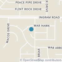 Map location of 3018 War Knife St, San Antonio TX 78238