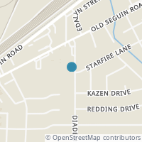 Map location of 3719 Diadem Ln, Kirby TX 78219