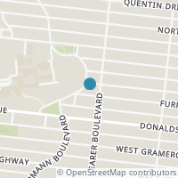 Map location of 511 Furr Dr, San Antonio, TX 78201