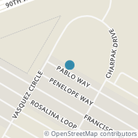 Map location of 10535 Pablo Way, Converse TX 78109