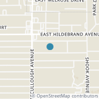 Map location of 237 E Rosewood Ave, San Antonio, TX 78212