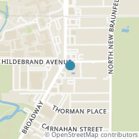 Map location of 4242 BROADWAY ST #1203, San Antonio, TX 78209