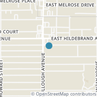 Map location of 210 E LULLWOOD AVE, San Antonio, TX 78212