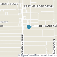 Map location of 223 E Lullwood Ave, San Antonio TX 78212