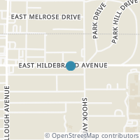 Map location of 319 E Lullwood Ave, San Antonio TX 78212