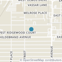 Map location of 117 W RIDGEWOOD CT, San Antonio, TX 78212
