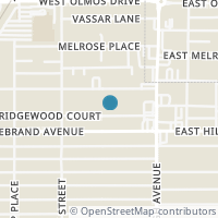 Map location of 109 E Ridgewood Ct, San Antonio, TX 78212