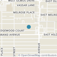 Map location of 119 E RIDGEWOOD CT, San Antonio, TX 78212