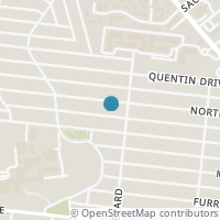 Map location of 314 North Dr, San Antonio TX 78201