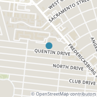 Map location of 223 Quentin Dr, San Antonio TX 78201