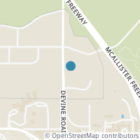 Map location of 300 Devine Rd, Olmos Park TX 78212