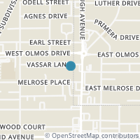 Map location of 102 Vassar Ln #2, San Antonio TX 78212