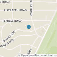 Map location of 887 Burr Rd, Terrell Hills TX 78209