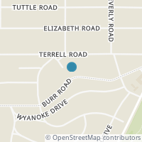 Map location of 837 Burr Rd, Terrell Hills TX 78209