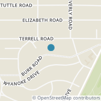 Map location of 869 Burr Rd, Terrell Hills TX 78209