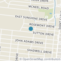 Map location of 611 SUTTON DR, San Antonio, TX 78228