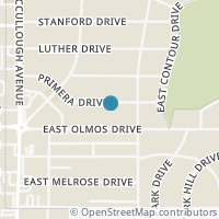 Map location of 224 Primera Dr, Olmos Park TX 78212