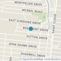 Map location of 432 Rosemont, San Antonio, TX 78228