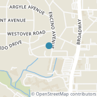 Map location of 111 Encino Ave, Alamo Heights TX 78209