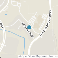 Map location of 3734 Retreat Run, San Antonio, TX 78253