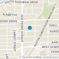 Map location of 419 Agnes Dr, San Antonio, TX 78212