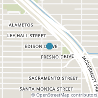 Map location of 1528 Edison Dr, San Antonio TX 78201