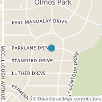 Map location of 226 PARKLANE DR, Olmos Park, TX 78212