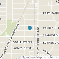 Map location of 129 REX ST, San Antonio, TX 78212