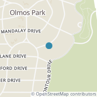 Map location of 110 Paseo Encinal St, Olmos Park TX 78212