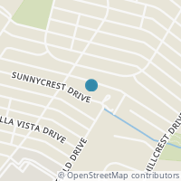 Map location of 115 Sunnycrest Dr, San Antonio TX 78228