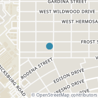 Map location of 2307 Lee Hall, San Antonio TX 78201