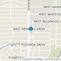 Map location of 292 W HERMOSA DR, San Antonio, TX 78212