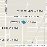 Map location of 216 W Wildwood, San Antonio TX 78212