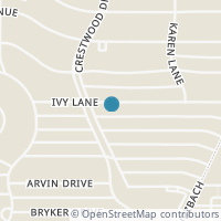 Map location of 1008 Ivy Ln, Terrell Hills TX 78209