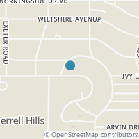 Map location of 801 IVY LN, Terrell Hills, TX 78209