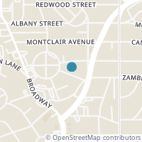 Map location of 107 Eaton St, Alamo Heights TX 78209