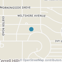 Map location of 801 Ridgemont Ave, Terrell Hills, TX 78209
