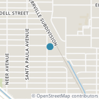 Map location of 1910 Catalina Ave, San Antonio TX 78201