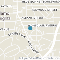 Map location of 516 Circle St, San Antonio TX 78209