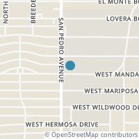 Map location of 285 W Mandalay Dr, San Antonio TX 78212