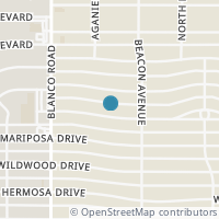 Map location of 527 W Mandalay Dr, San Antonio TX 78212