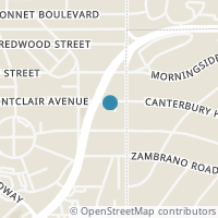 Map location of 330 Montclair St, Alamo Heights TX 78209